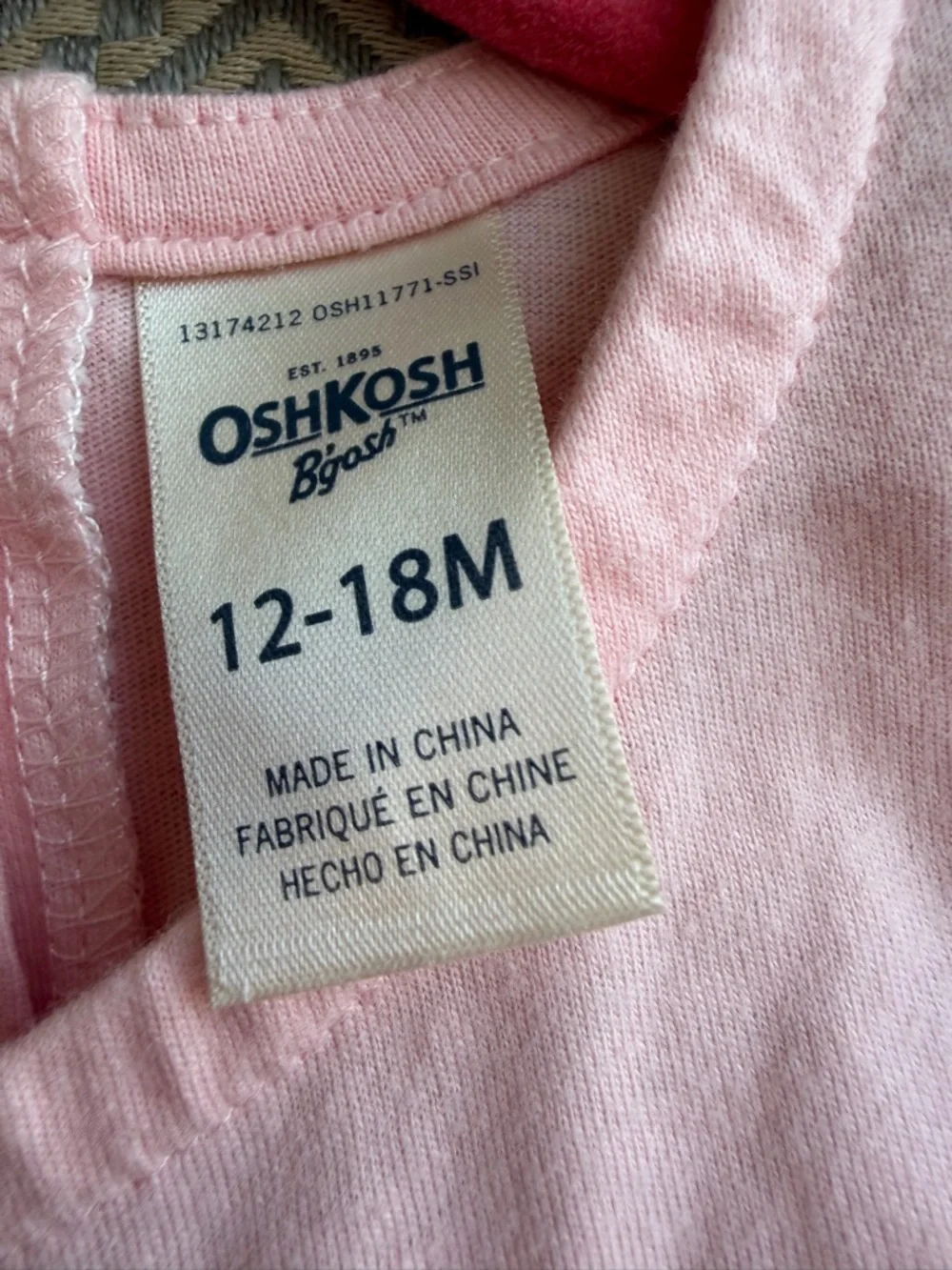 Pink Baby Romper Bodysuit Girls 12-28m NWT